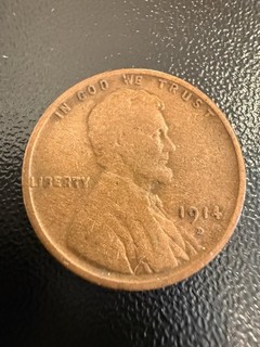 1914 D Lincoln Wheat Cent Key Date Ungraded