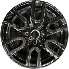 Chevrolet All Black Tahoe Sierra 1500 Silverado Factory Rim 20x9 2019-2025 5918
