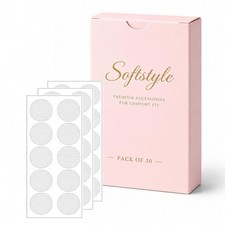 Invisible Ear Lobe Support Patches for Heavy Earrings Clear Adhesive 30ct I USA