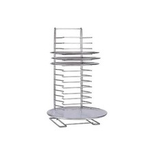 Winco APZT-1015 Tabletop 15 Tier Slot Pizza Pan Rack 12 12 27 Kitchen