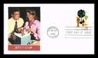 ART GLASS FIRST DAY COVER 1999 CORNING NY CACHET G W USA 33 STAMP