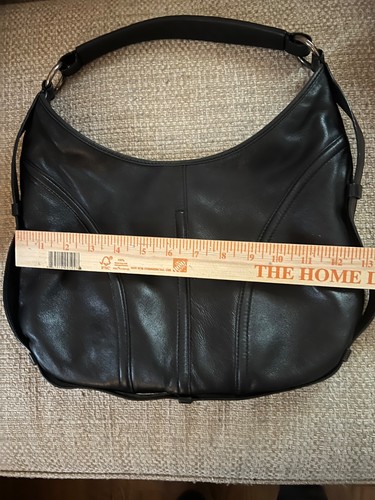 YVES SAINT LAURENT schwarze Leder Vintage Lammleder Tasche Handtasche - sehr guter Zustand - Bild 4 von 10