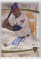 2014 Topps Supreme Auto Orange /15 Jesus Aguilar #SA-JAG Auto 6o3