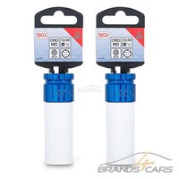 "2X BGS Schlagschrauber Schoneinsatz 17 Mm 1/2\" Schonnuss Felgennuss Alufelgen"