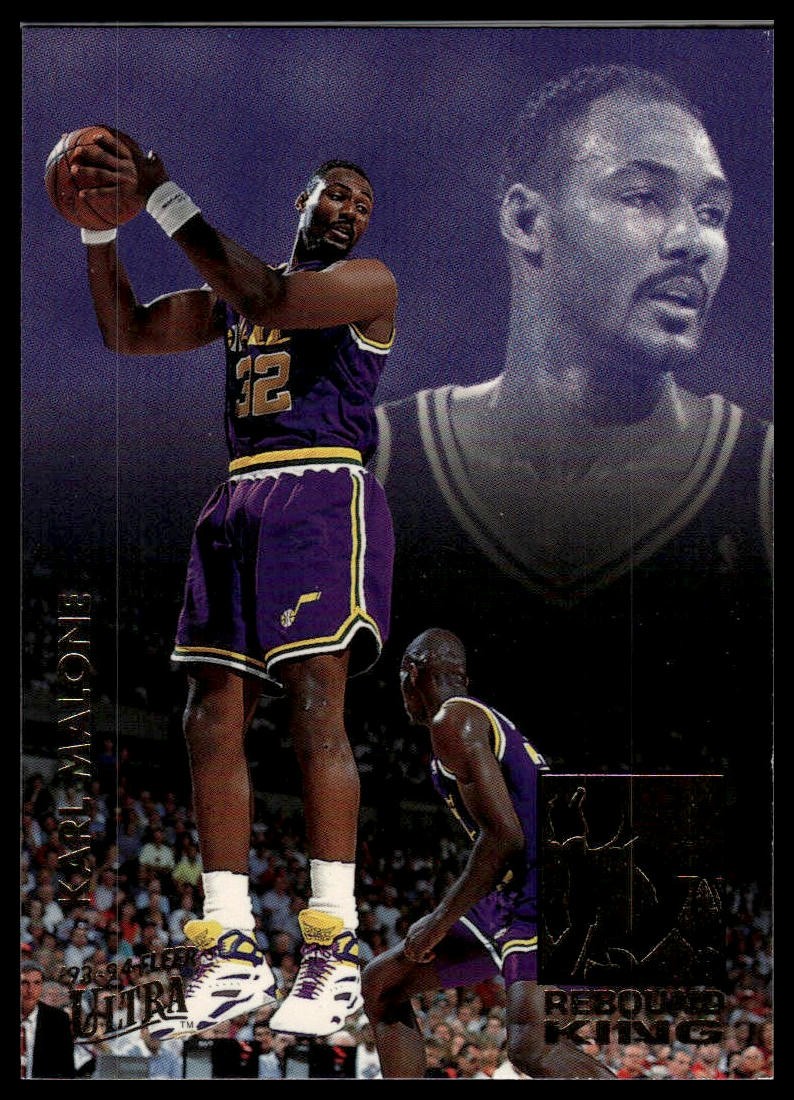 1993-94 Ultra #4 Karl Malone Rebound Kings