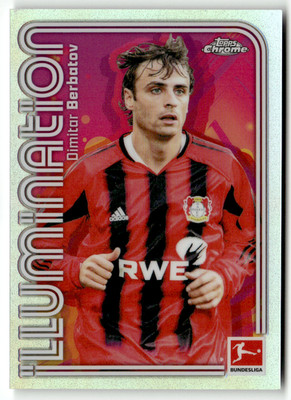 2026 Topps Bundesliga Chrome No. ILU-14 Dimitar Berbatov Illumination
