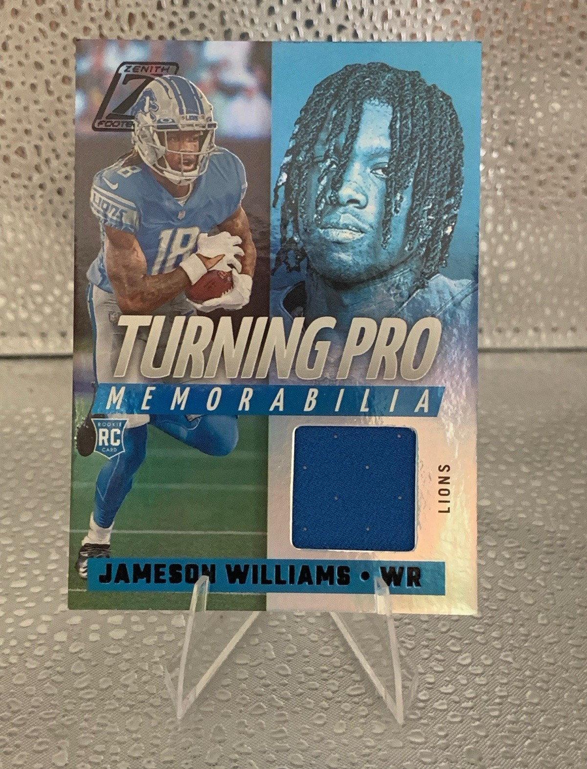 Jameson Williams Panini Zenith Turning Pro Memorabilia #8 Base