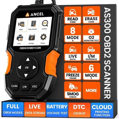 Ford Transit Connect OBD-II Engine Diagnostic Code Reader Van Battery Test A300