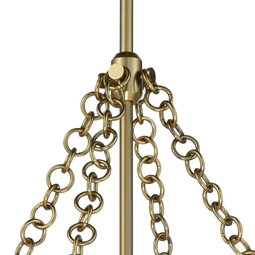 Minka Lavery 3866 Windward Passage 6 Light 27"W Pendant - Brass - Picture 6 of 12