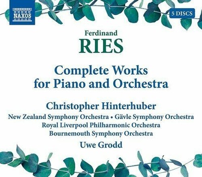 Ferdinand Ries Complete Works for Piano and Orchestra CD