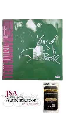 Run DMC Raising Hell Signed Autographed By DMC inscribed Years of Rock Vinyl JSA