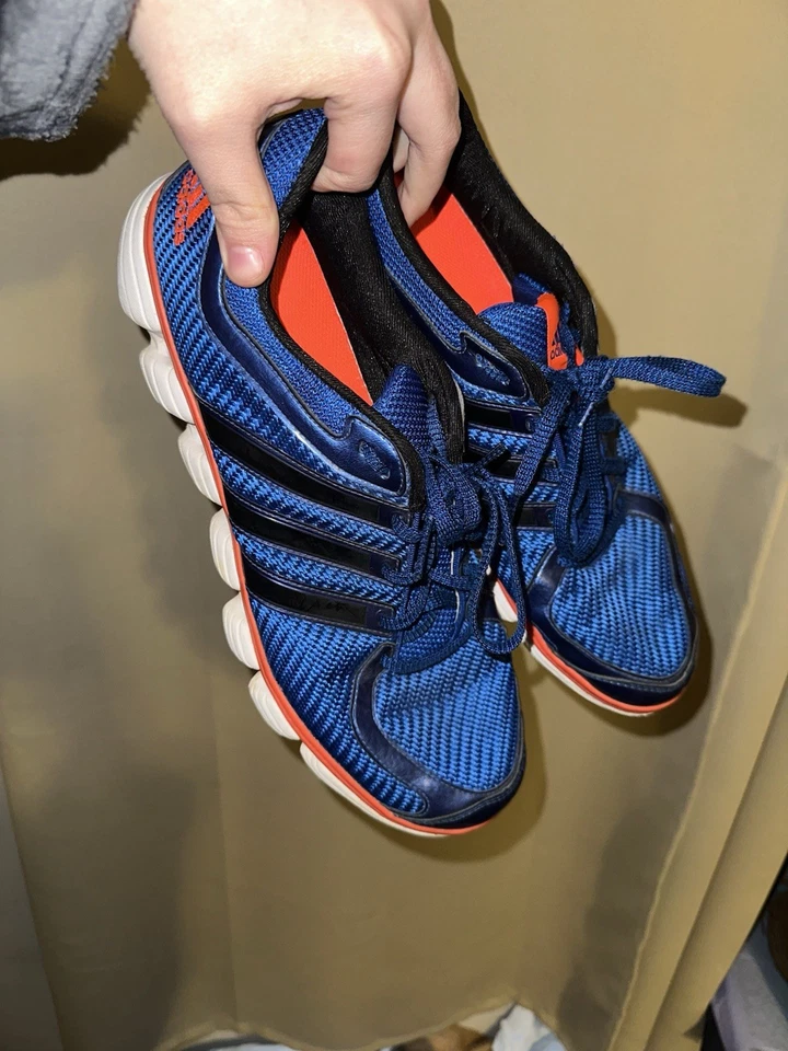 Adidas Entrenador de Velocidad para Hombres 2 Azul Zapatos para Correr Tenis con Cordones Talla 13 Foto 3 de 4
