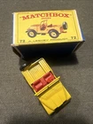 Matchbox - #72 Standard Jeep Yellow In Original Box Lesney Product