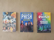 Phish 3 Books  100 Things Phish Fans Should Know Trivia Go Phish Thompson Smith