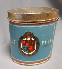 alte Blechdose PEER King Size 50 Cigaretten oval Kristinus M&uuml;nchen 1950-60er