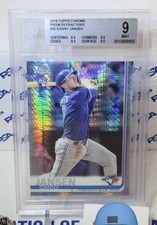 2019 Topps Chrome Prism Refractors #35 Danny Jansen blue Jays RC BGS Texas Jays
