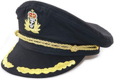 Unisex Adult Adjustable Captain Costume Admiral Hat Cosplay Sailor Cap