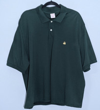 Brooks Brothers Men's Performance Polo Original Fit XXL Forest Green 100 Cotton