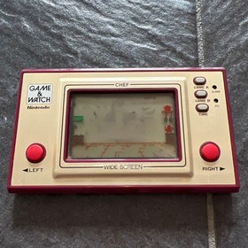 Nintendo Game & Watch CHEF FP-24 Wide Screen with Box Tested