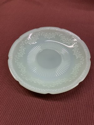 Vintage Fire King Jadeite Green Alice Saucer Plate Only 6 Inch