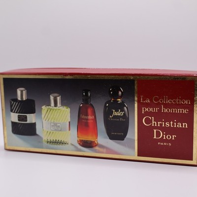 1980's Christian Dior La Collection POUR  HOMME Jules Fahrenheit Eau Suavage SET