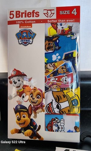 Boys Underwear Size 4 Lot Sponge Bob, Paw patrol Sonic - Picture 3 of 4