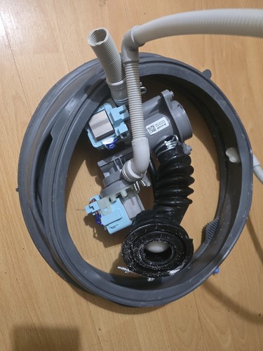 Original Beko WM WMB Waschmaschine Gummitrommel zu Pumpe Sumpfschlauch mit Türdichtung