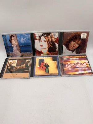 Mixed Lot Of 6 CDS- Shania Twain, Celine Dion, Barbra Streisand, The Judds,