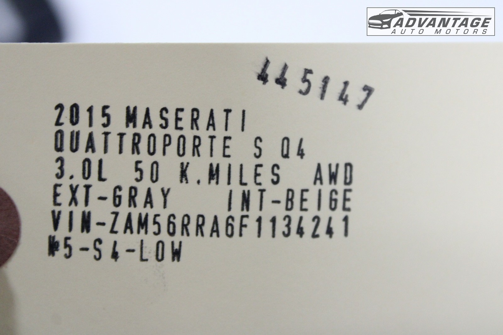 2014-2017 MASERATI QUATTROPORTE KEYLESS ENTRY COMPUTER CONTROL MODULE UNIT OEM