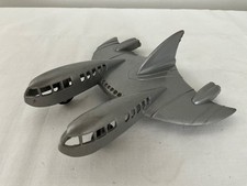 Vintage 1950s Marx Hard Plastic Spaceship  2 Silver/grey