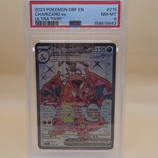SV03 Obsidian Flames Charizard ex 215/197 Ultra Rare Holo EN PSA 8 on eBay