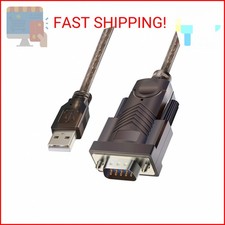 Antkeet USB to RS232 Adapter with FTDI Chipset: 10ft USB 2.0 Male to RS232 Femal