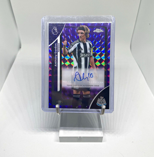 Topps 2025-26 Chrome Anthony Gordon Auto Purple Refractor 11/75