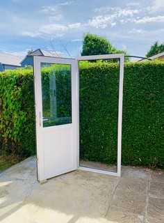 UPVC Door (84cm x 207cm) Double Glazed Door Exterior Door External Door