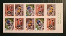 AUSTRALIA - 2023 Peacock Spiders 10 x $1.20 Booklet Unfolded MNH