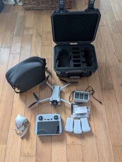 DJI mini 3 Pro Drone Fly More Combo Charging Hub RC Controller and Hard Case