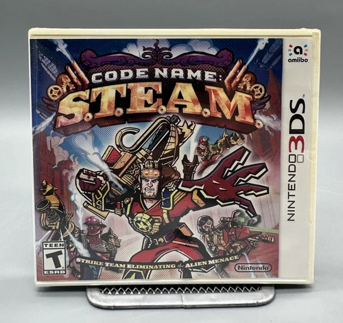 Code Name S.T.E.A.M. (Nintendo 3DS, 2015) STEAM 3DS New Factory Sealed OOP