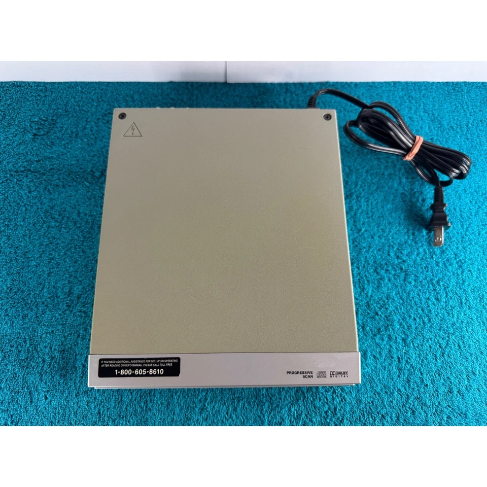 Reproductor de DVD de escaneo progresivo Magnavox DP100MW8 plateado - sin control remoto - envío gratuito Foto 4 de 4