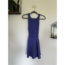 Lululemon Purple Court Crush Tennis Dress Crisscross Back Strap Size 4