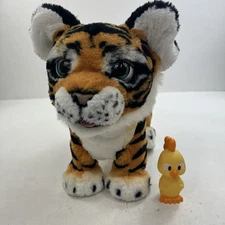 Hasbro Fur Real Friends Roarin' Tiger Tyler Interactive Plush Toy With Chicken