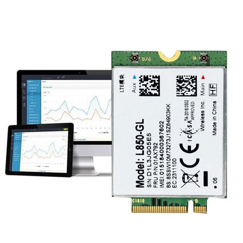 Carte WiFi L850 + 2XAnenne 01AX792 NGFF M.2- pour T580 X23392 - Photo 8/8