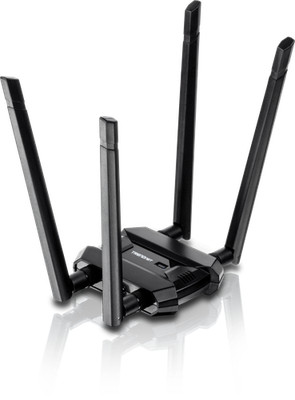 TRENDnet TEW-809UB  AC1900 High Power Dual Band Wireless USB Adapter ( RENEWED)
