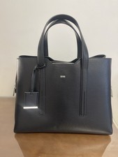 Damen Handtasche Schopper Hugo Boss schwarz Leder 