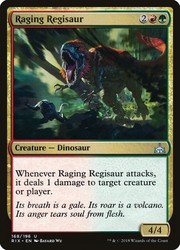 Raging Regisaur 168 Uncommon Rivals of Ixalan