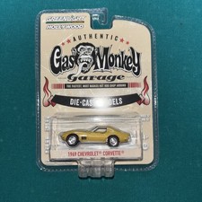 2016 Greenlight Hollywood GAS MONKEY Garage Gold 1969 Chevrolet Corvette 1:64