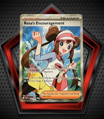 Rosa's Encouragement 114/088 Pokemon Perfect Order Full Art TCG | eBay