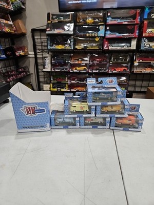 NEW M2 Machines 2018 Auto Thentics VW 1960 Delivery Van THINK SMALL COMPLETE SET