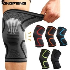 Knee Sleeve Compression Brace Support For Sport Gym Joint Pain Arthritis Relief