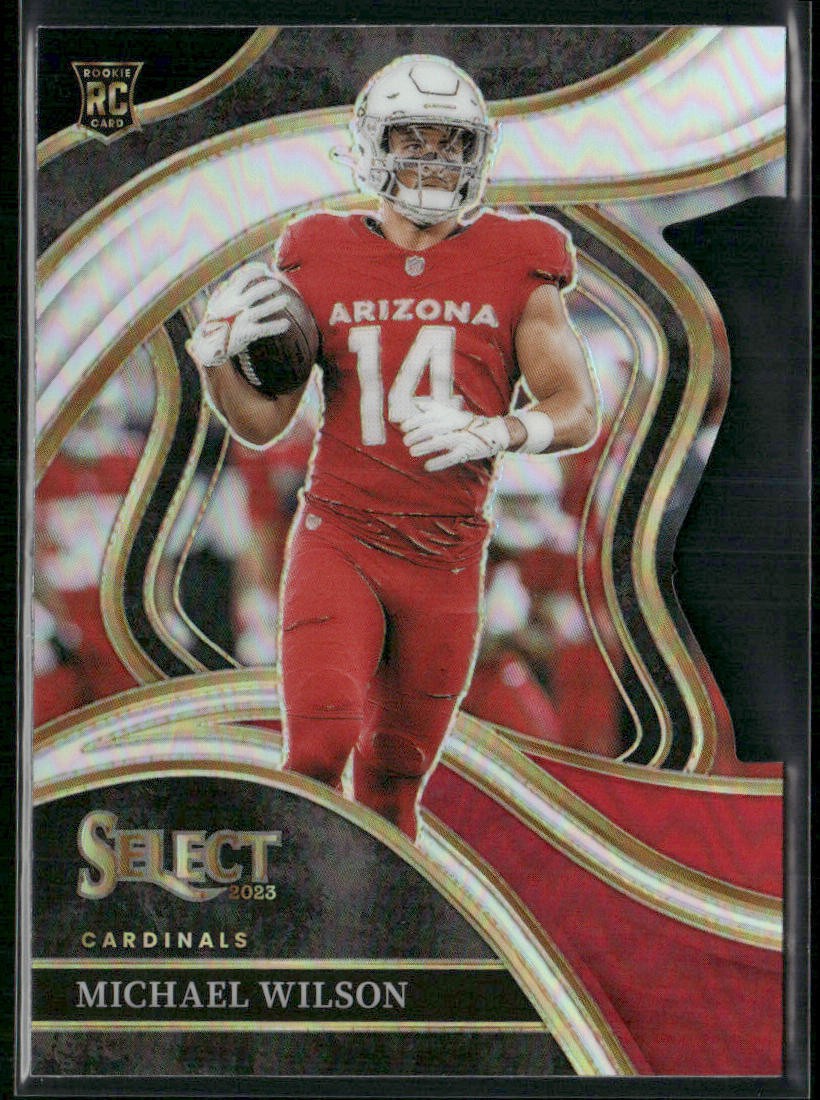 2023 Panini Select #234 Michael Wilson Red Prizms #/49