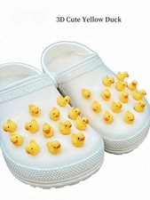 20pcs Duck Crocodile Shoe Charms Fun DIY Accessories